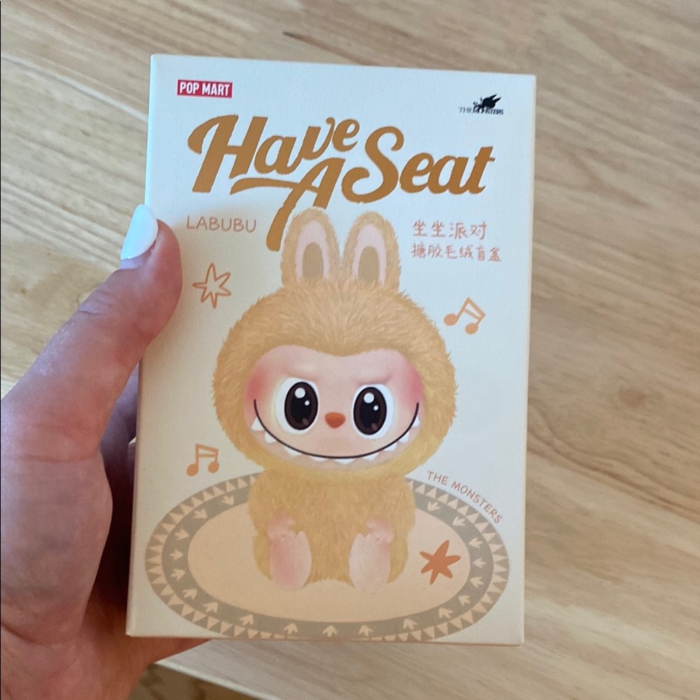 Authentic Pop Mart Labubu 'Have A Seat' Collectible